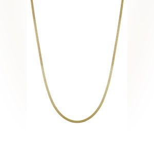 LA ROCKS 
Herringbone Chain Necklace